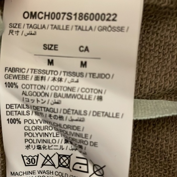 Men’s Off-White c/o Virgil Abloh diagonal camo jogger sweatpants. M. - Picture 8 of 9